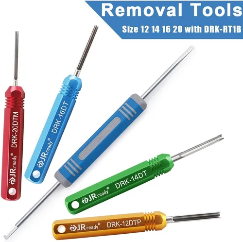 Vista 5 de JRready ST6306-1 Kit maestro de conectores Deutsch con herramienta de crimpado estilo torreta Deutsch JRD-HDT-48, conectores DT DTM DTP DTHD