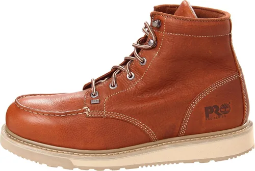 Vista 8 de Timberland PRO Botas de trabajo con cuña Barstow para hombre, marrón, 9 M US, Marrón
