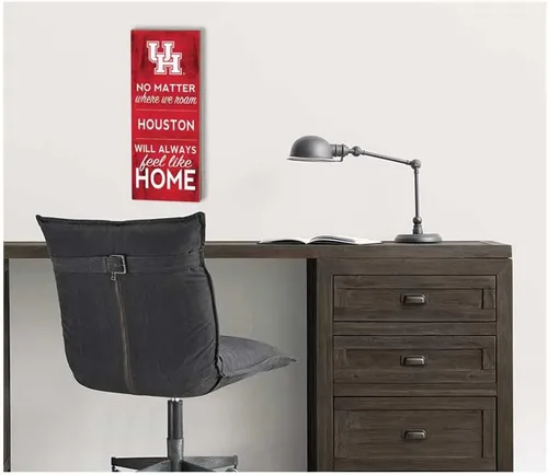 Vista 2 de KH Sports Fan Houston Cougars - Letrero con texto en inglés "No Matter Donde", tamaño único, multicolor