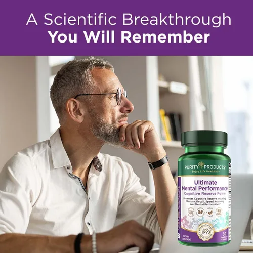 Vista 3 de Purity Products El mejor rendimiento mental apoya la recuperación de memoria, el enfoque mental y más - Nootrópico Powerhouse ft. Ingredientes
