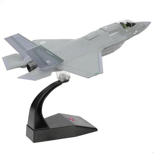 Vista 11 de NUOTIE 1/72 F-35A Lighting II Avión de combate Modelo de avión de combate Fuerza Aérea de los Estados Unidos AF-01 avión fundido a presión