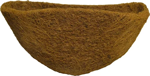Vista 2 de Bosmere F518 - Forro de fibra de coco de repuesto para cestas de cono de 14 pulgadas, marrón natural