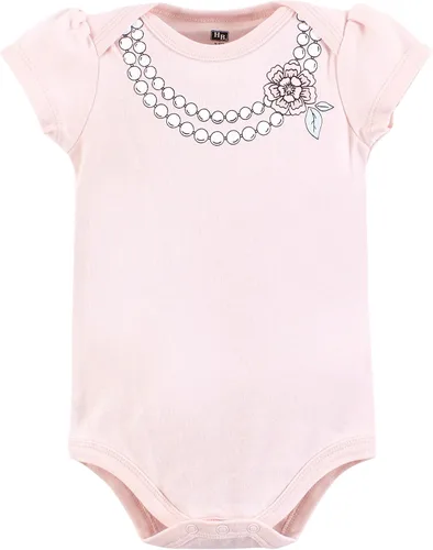 Vista 302 de Hudson Baby baby-girls Cotton Bodysuits 3-pack