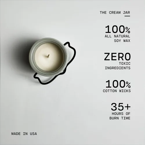 Vista 5 de Milkhouse Candle Company Apple Strudel - Vela de soja – Canela Manzana Aroma de vainilla – Tarro de crema de 5 onzas con tapa, más de 35 horas