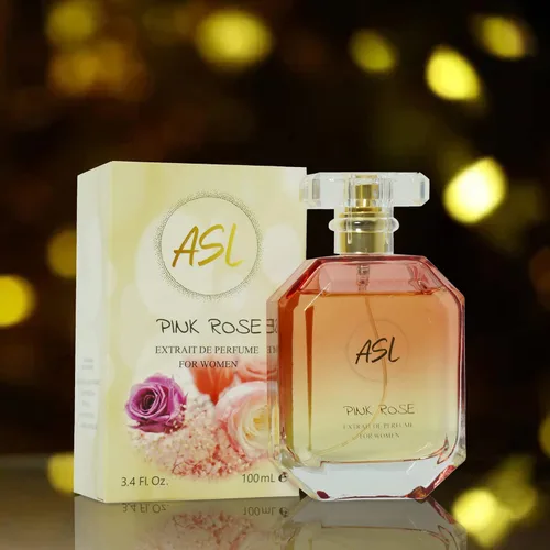 Vista 4 de ASL Pink Rose Perfume Eau de Parfum para mujer – Perfume en aerosol para mujer de 3.4 fl oz con fragancia dulce y sensual de larga duración