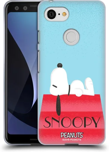 Vista 284 de Head Case Designs Snoopy Deco Dreams - Funda de gel con licencia oficial de Peanuts Blue Pattern [protección de grado militar] compatible con Google
