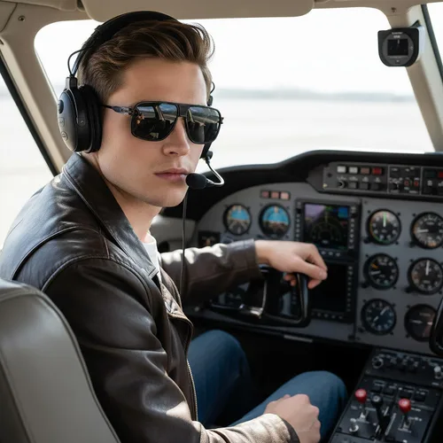 Vista 3 de AEVOGUE Men's Oversized Shield Sunglasses, Retro Alloy Aviator AE0336 Negro marco Grey Lens