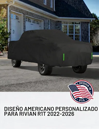 Vista 2 de Proadsy - Cubierta para automóvil, resistente al viento, sol, lluvia, rayos UV, polvo y nieve, para todo tipo de clima, impermeable, funda