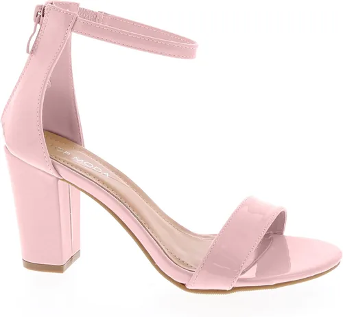 Vista 35 de TOP MODA Hannah-1 - Sandalias de tacón alto con tira en el tobillo elegantes, suela antideslizante, para boda, fiesta, baile de graduación Beige