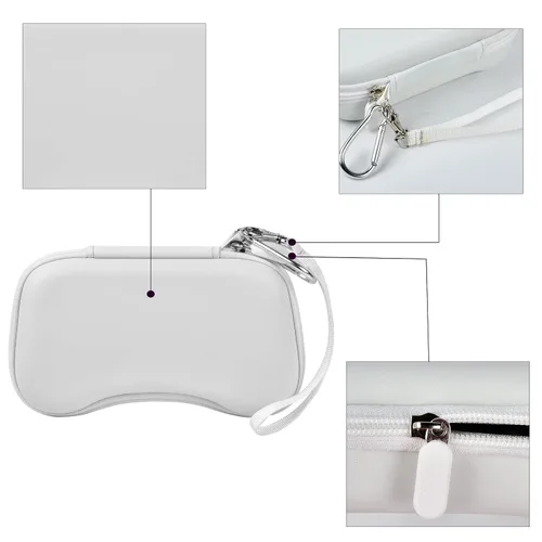 Vista 4 de casmilee Case for BACKBONE One Mobile Gaming Controller 2nd Gen1st Gen, Handheld Gaming Console Portable Travel Holder for Cables Power Bank
