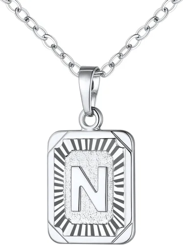 Vista 13 de U7 Initial Necklaces for Women a. Oro