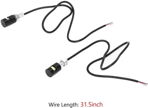 Vista 4 de 2 luces para matrícula, bombilla LED impermeable de 12 V, lámpara de tornillo de matrícula para automóvil, motocicleta, camión, RV, ATV, bicicleta