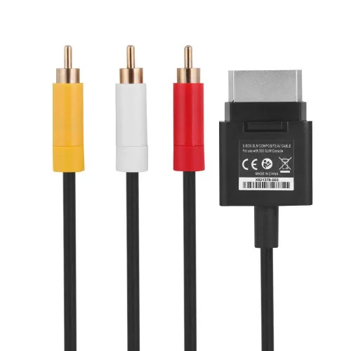 Vista 6 de 1.8M Component AV Cable Audio Video Cord Optical Cable for Game Slim Replacement Quality ABS TV Cord Compatible for 360 Console