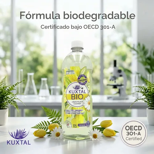 Vista 9 de KUXTAL - Limpiador natural para suelos de 3 unidades, seguro para mascotas, limpiador de suelos multisuperficie, fórmula biodegradable con extractos