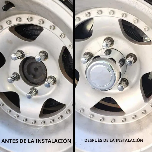 Vista 6 de RTRHINOTUNING Tapas centrales de rueda de 3.19 pulgadas para remolque, tapas centrales de empuje para llantas, 4 tapas de cubo de 3.19 pulgadas