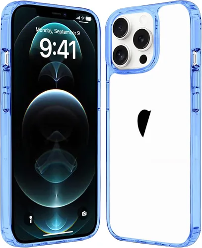 Vista 9 de JJGoo Compatible con iPhone 12 Pro Max, transparente, a prueba de golpes, delgada, antiarañazos, carcasa protectora de policarbonato duro