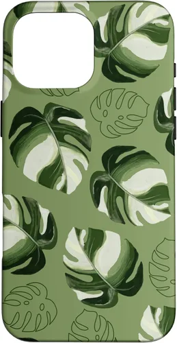 Vista 19 de Monstera Deliciosa Leaves Plant Leaf Botanical Nature Case for iPhone 16