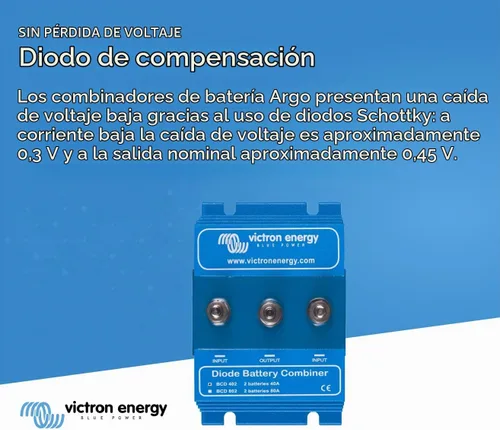 Vista 4 de Victron Energy BCD 402 40 amp Diodo Batería Combiner (2 Baterías)