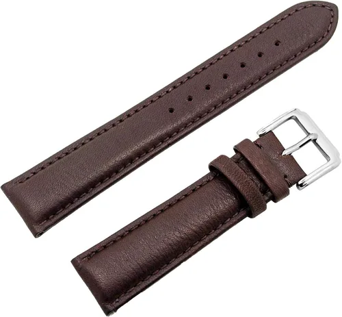 Vista 2 de Berfine correa de cuero de 18mm 20mm 22mm extra suave para hombres y mujeres
