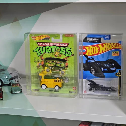 Vista 2 de MALKO Hot Wheels & Matchbox - Estuche protector para carros cardados 1:64 fundidos a presión, paquete de 10 unidades Requiere montaje