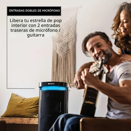 Vista 7 de Sony SRS-XP700 X-Series Altavoz inalámbrico portátil Bluetooth para fiesta de karaoke IPX4 resistente a salpicaduras con batería de 25 horas, negro