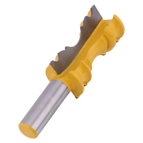 Vista 6 de Broca de fresadora de corona, broca de fresado de 1/2 pulgada, riel de silla para herramienta de carpintería