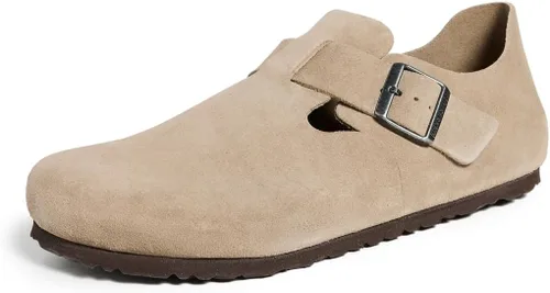 Vista 3 de Birkenstock Zuecos London para hombre Cuero engrasado negro 1