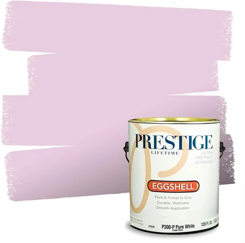 Vista 55 de PRESTIGE Pinturas de pintura interior e imprimación en uno, 1 galón, plano, combinación comparable de Sherwin Williams* Kimono Violet*