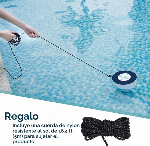 Vista 5 de Dispensador de tabletas flotante grande para tableta de 3 Azul