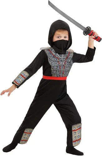 Vista 2 de Disfraz de Ninja con pinchos para niños Disfraces Ninja