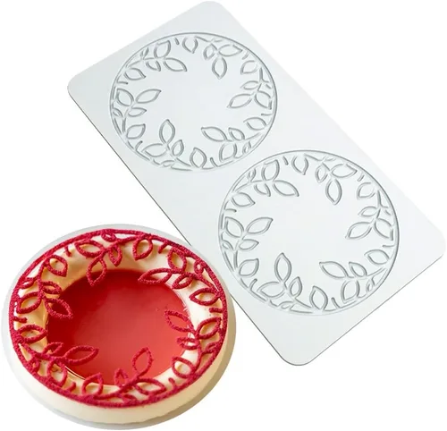 Vista 17 de Molde de silicona de hojas huecas para caramelo de chocolate 3D, molde de caramelo de hojas huecas para alimentos, decoración de comidas, molde
