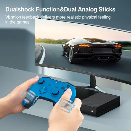 Vista 4 de usergaing Wireless Controller Compatible with Xbox One Controller Xbox Bluetooth Controller Replacement for Xbox Series XSXbox OneXbox One SOne