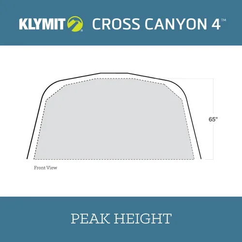 Vista 6 de Klymit Carpas Cross Canyon 4 Tienda