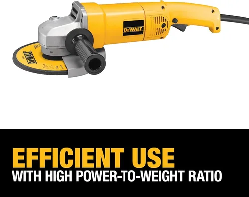 Vista 10 de DEWALT Amoladora angular, 7 pulgadas, 13 amperios, 8,000 RPM, con sistema de expulsión de polvo, con cable (DW840)