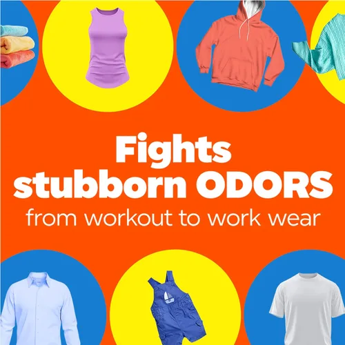 Vista 5 de Tide Ultra Odor Defense Plus Oxi - Detergente líquido para ropa, 132 onzas líquidas, 94 cargas, detergente líquido avanzado para la ropa que combate