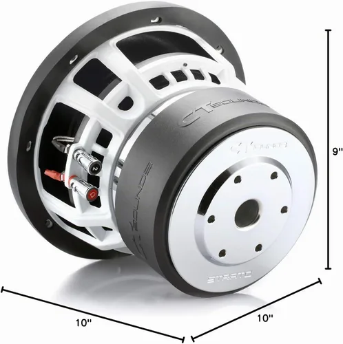 Vista 7 de CT Sounds STRATO-8-D2 1200 vatios máximo 8 pulgadas subwoofer para coche dual 2 ohmios