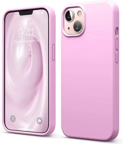 Vista 20 de elago - Carcasa de silicona líquida prémium para iPhone 13 Full Body Screen Camera Protective Cover, Shockproof, Slim Phone Case, Anti-Scratch