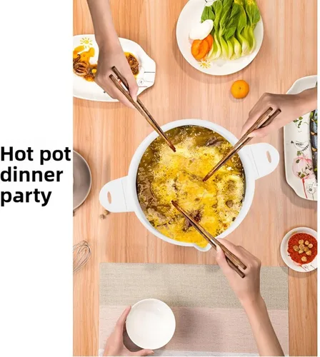 Vista 8 de Diydeg Cocina eléctrica, 800 W, 1.2 L, plegable, mini olla de ramen con estante de vapor, olla portátil de silicona segura, olla rápida para fideos