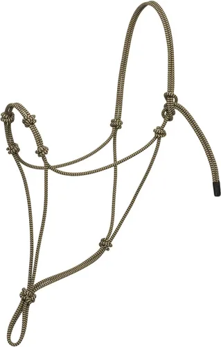 Vista 4 de Weaver Leather Silvertip - Cabestro de cuerda con cuatro nudos Negro