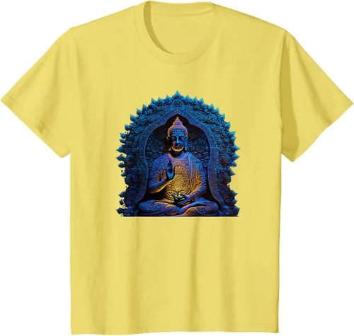 Vista 85 de Estatua de Buda Yoga Budismo Zen Buddhism Meditation T-Shirt Negro