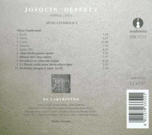 Vista 2 de Josquin Desprez Musica Symbolica