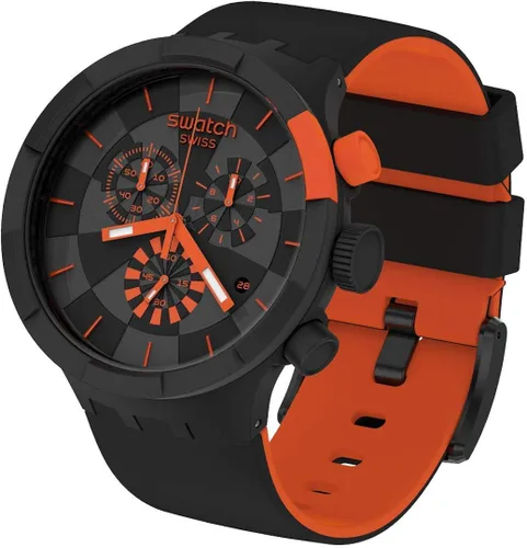 Vista 7 de Swatch Correa de silicona de cuarzo, reloj casual 20