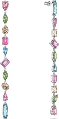 Vista 3 de Swarovski Gema Necklace, Earrings, and Bracelet Crystal Jewelry Collection, Gold Tone & Rhodium Tone Finish