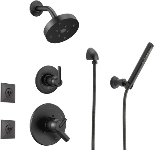 Vista 3 de Delta Faucet Trinsic T11959-SS - Kit de molduras de desviador de 6 ajustes, de níquel cepillado, acero inoxidable T11959-SS (válvula no incluida)