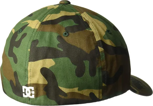 Vista 2 de DC Gorra Star Flexfit Curve Brim Hat para hombre, Negro