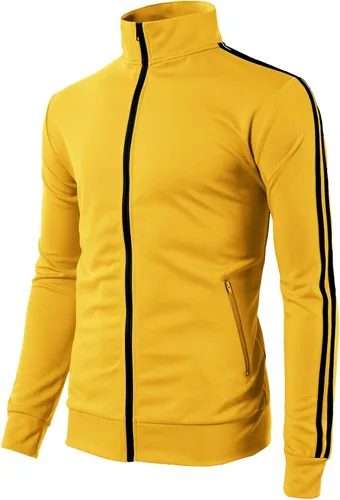 Vista 2 de H2H Chaqueta ligera con cremallera y manga larga para hombre