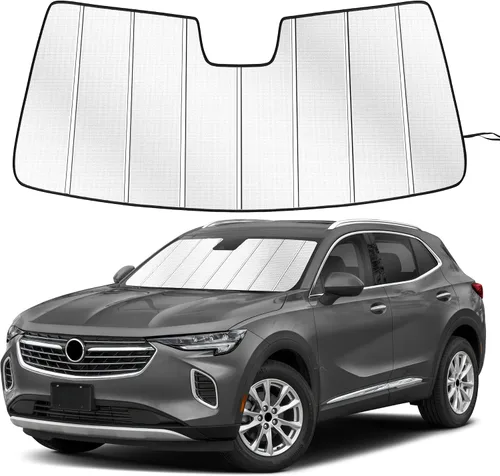 Vista 32 de Parasol para parabrisas para Honda CR-V 2017-2022, diseño plegable de acordeón de ajuste personalizado, accesorios de automóvil, protector de visera
