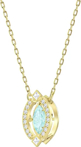 Vista 3 de SWAROVSKI Auténtico collar MQS chapado en oro con diseño elegante de baile brillante