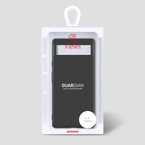 Vista 7 de X-level - Funda para Google Pixel 6a, ajuste delgado, color negro