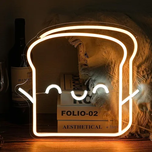 Vista 17 de Letrero de Neón de Té de Burbujas, Luz LED de Neón de Té Boba y Leche para Bebidas, Café, Barra de Tienda, Decoración de Pared, Arte Personalizado
